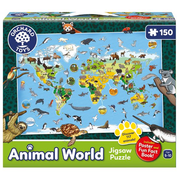 World Of Animals Puzzle And Poster