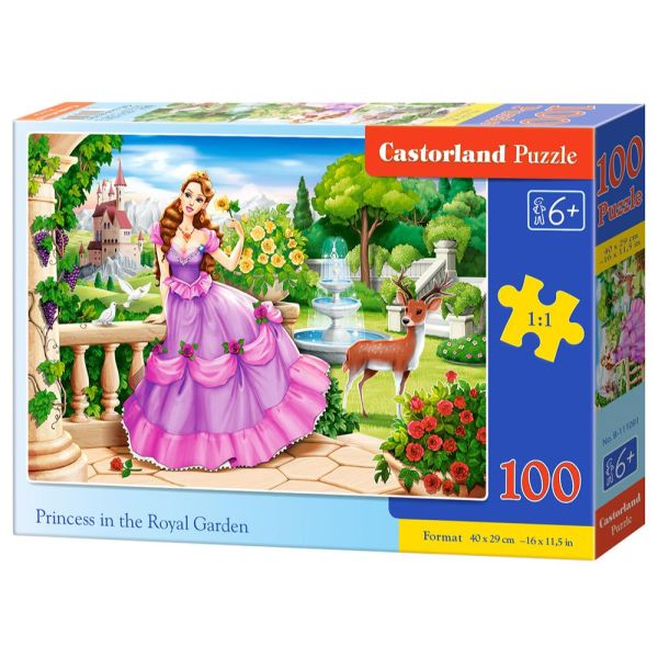Puzzle da 100 Pezzi - La Principessa nel Giardino Reale