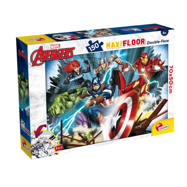Puzzle da 150 Pezzi Maxi Double Face - Avengers
