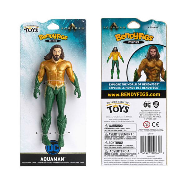 Aquaman - mini personaggio Toyllectible Bendyfigs - DC comics
