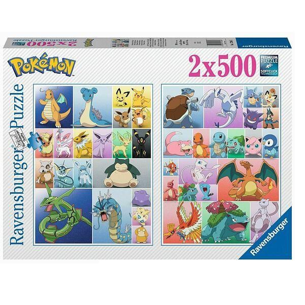 2 Puzzle da 500 Pezzi - Pokémon