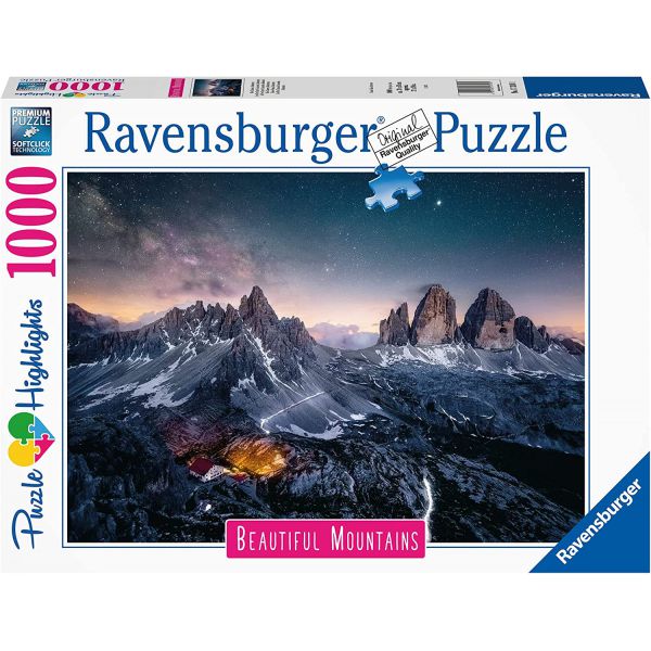 Puzzle 1000 pcs - The Three Peaks of Lavaredo