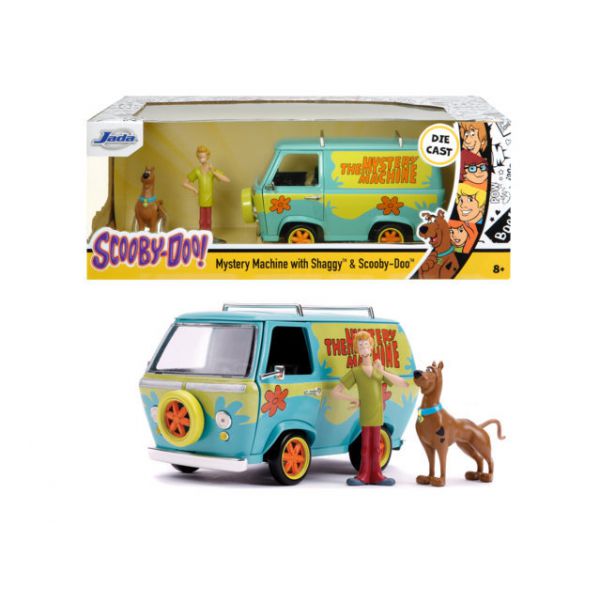 Hollywood Rides - Scooby-Doh: Mistery Machine con Scooby e Shaggy (Scala 1:24)