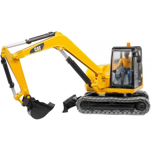 CAT Mini digger with figure