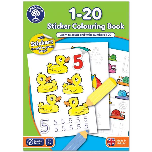 Coloring Book - 1-20: English Ed
