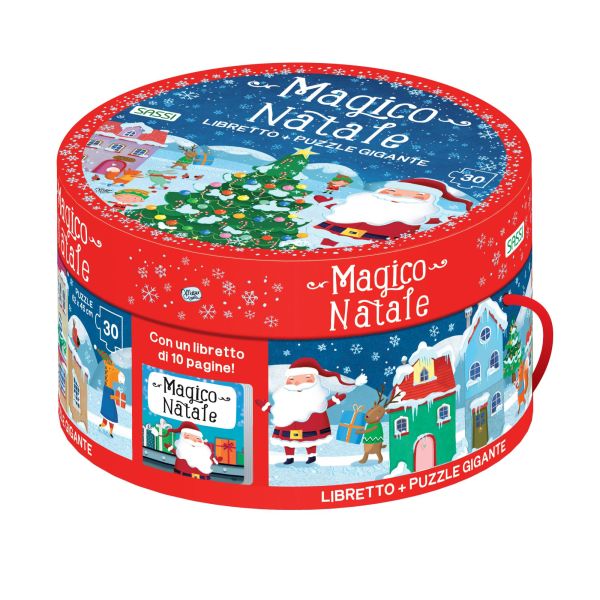 Magical Christmas (Round Box Puzzle and Book)