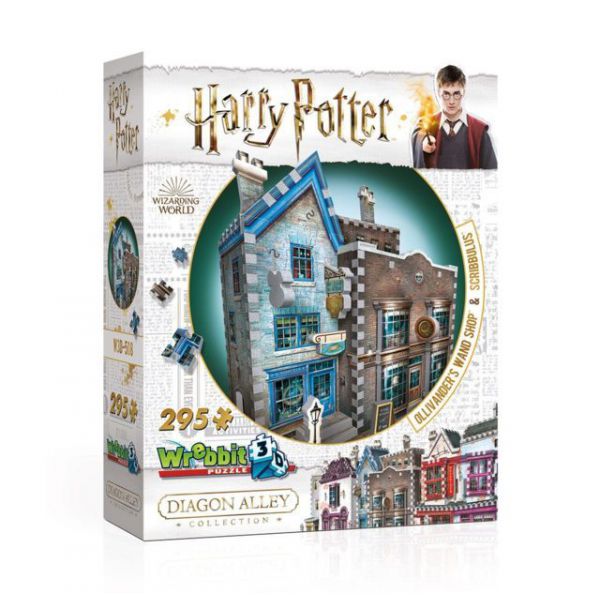 Negozi Ollivander e Scribbulus - Wrebbit 3D puzzle - Harry Potter