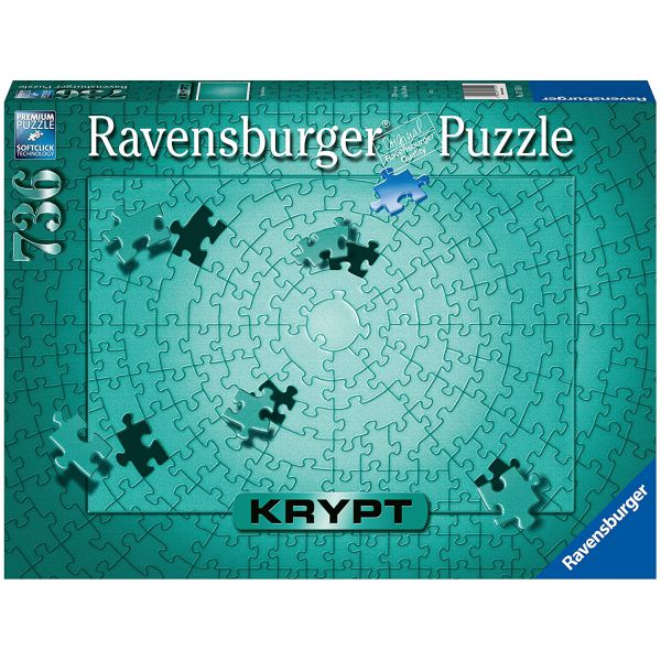 736 Piece Puzzle - Krypt Metallic Mint