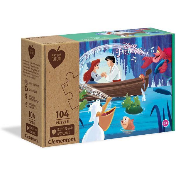 104 Piece Puzzle - Play For Future: The Little Mermaid