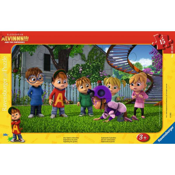 15 Piece Jigsaw Puzzle - Framed Puzzle: Alvin
