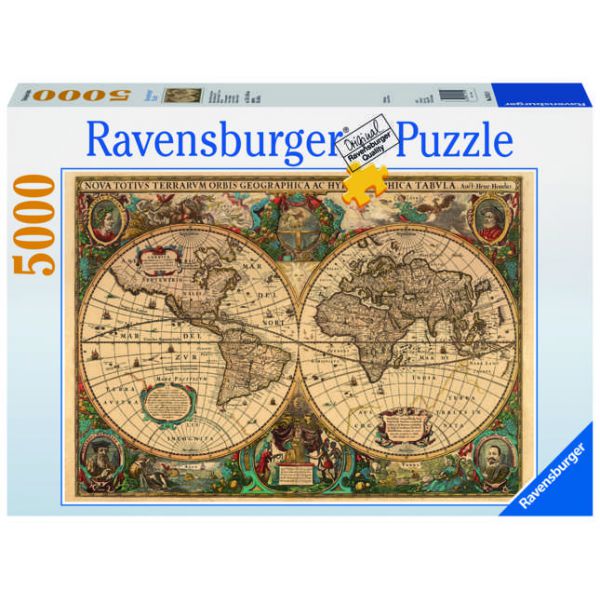 5000 Piece Puzzle - Ancient World Map