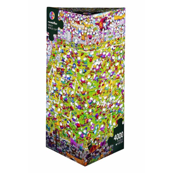 Puzzle 4000 pz Triangolare - Crazy World Cup, Mordillo