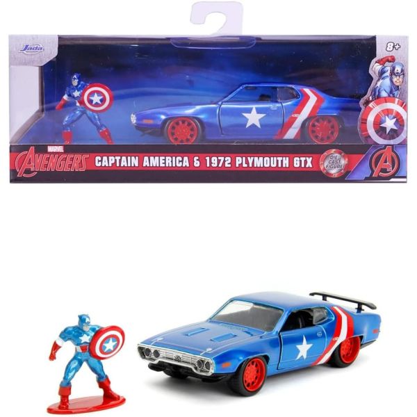 Marvel - Captain America 1971 Plymouth GTX Scala 1:32