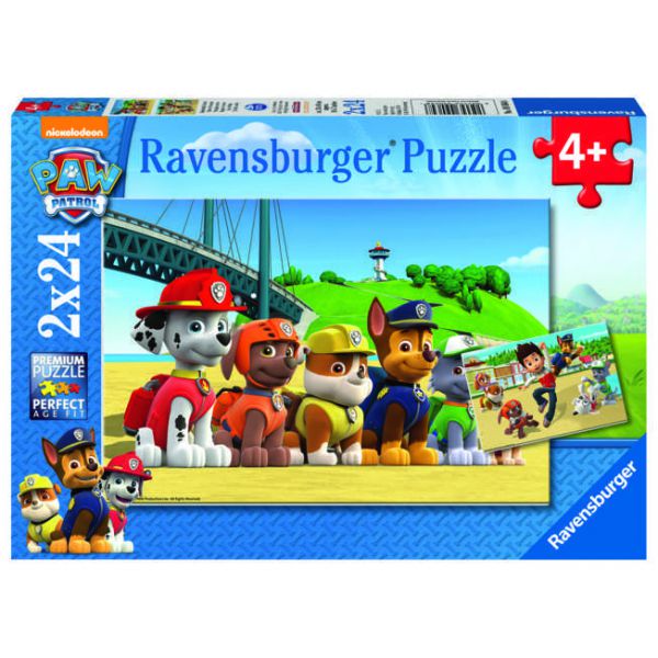 2 Puzzles of 24 Pieces - Paw Patrol A