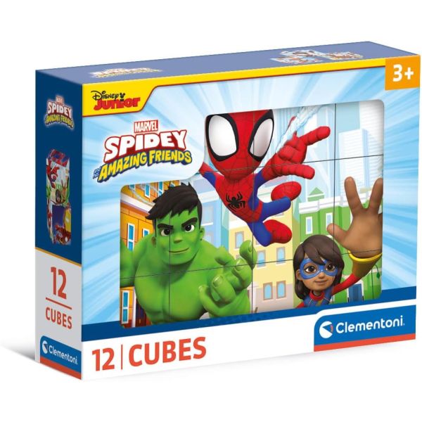 Cubes 12 pieces - Spidey