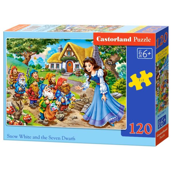 Puzzle 120 Pezzi - Snow White and the Dwarfs