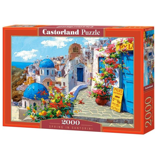 Puzzle 2000 Pieces - Spring in Santorini