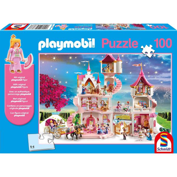 Puzzle da 100 Pezzi - Playmobil: Castello della Principessa