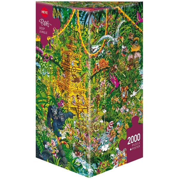Puzzle 2000 pz Triangolare - Deep Jungle, Ryba