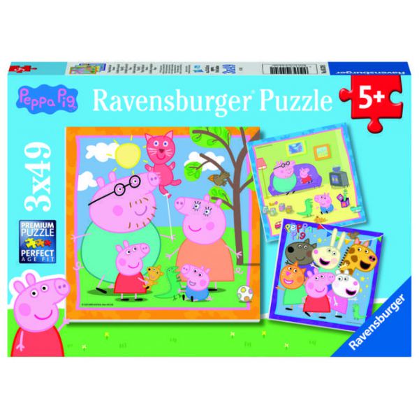 3 49 Piece Puzzle - Peppa Pig
