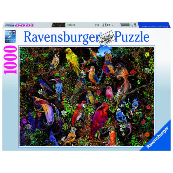 1000 Piece Puzzle - Art Birds