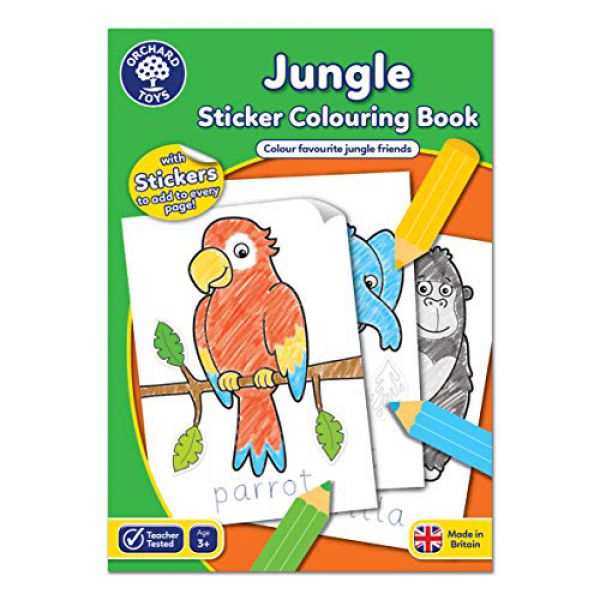Colouring Book - Jungle: Ed. Inglese