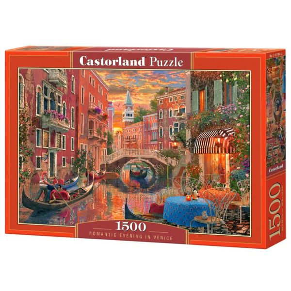 Puzzle 1500 Pezzi - Romantic Evening in Venice