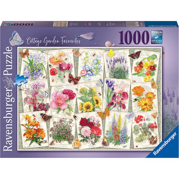 Puzzle 1000 pcs - Collection of flowers