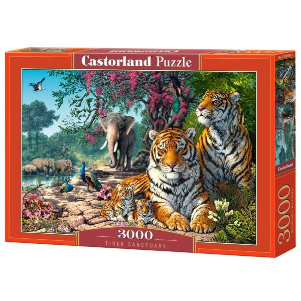 Puzzle da 3000 Pezzi - Santuario della Tigre