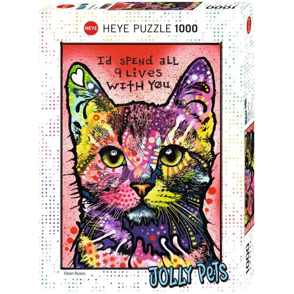 Puzzle 1000 pz - 9 Lives, Jolly Pets