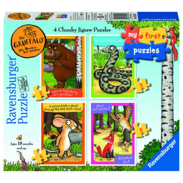My First Puzzles: Puzzle 4 in 1 - Gruffalo