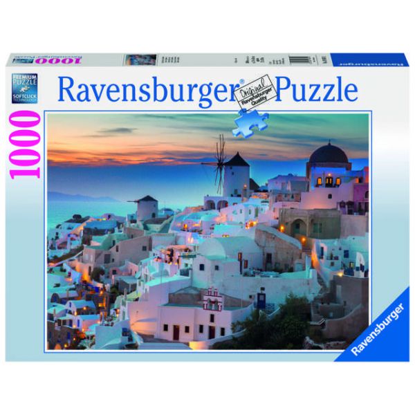 1000 Piece Puzzle - Santorini