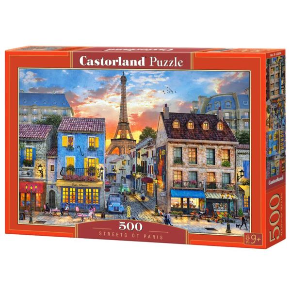 Puzzle da 500 Pezzi - Strade di Parigi