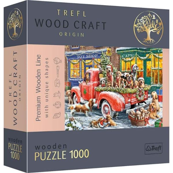 Puzzle 1000 Woodcraft - Santa's Little Helpers 