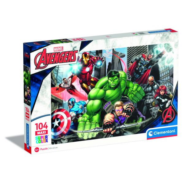 Puzzle da 104 Pezzi Maxi - Avengers
