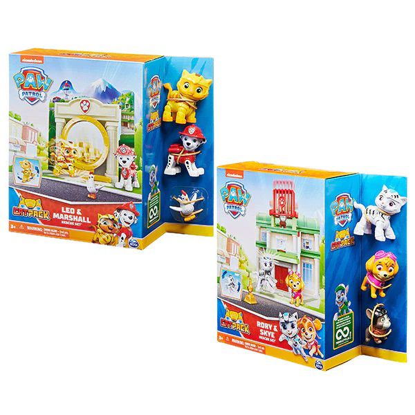 PAW PATROL Puppies with Mini Playset Catpack Ass.to