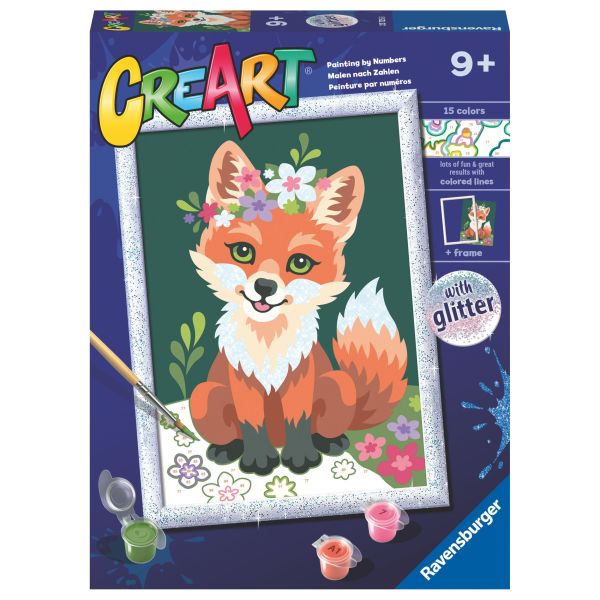 CreArt Serie D Classic - Fox with flowers