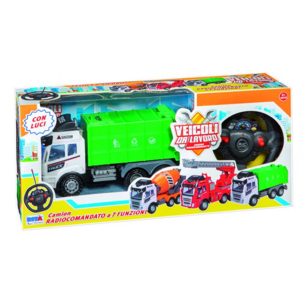 RC Garbage Truck, 7 Channels, with Lights