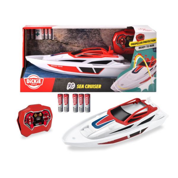 RC Sea Cruiser 34cm, 2 channels, 2.4GHz, waterproof remote control speed up to 2km/h