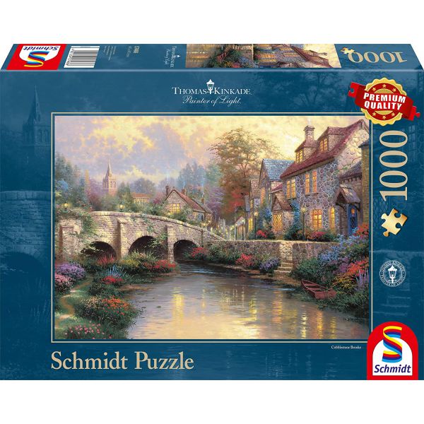 Puzzle da 1000 Pezzi - Thomas Kinkade: Il Vecchio Ponte