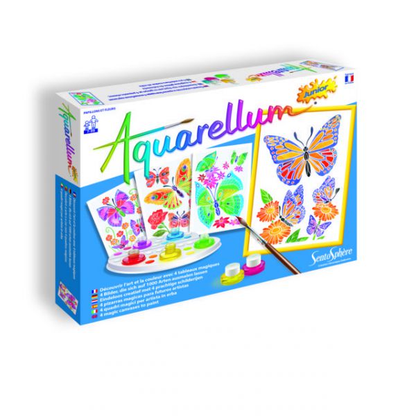 Aquarellum Junior -  Farfalle e Fiori