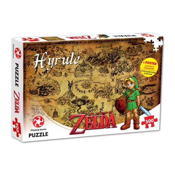 Puzzle da 500 Pezzi - The Legend of Zelda - Le Terre di Hyrule