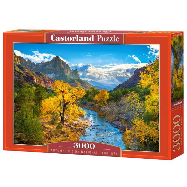 Puzzle da 3000 Pezzi - Autunno nel Parco Nazionale di Zion, Stati Uniti