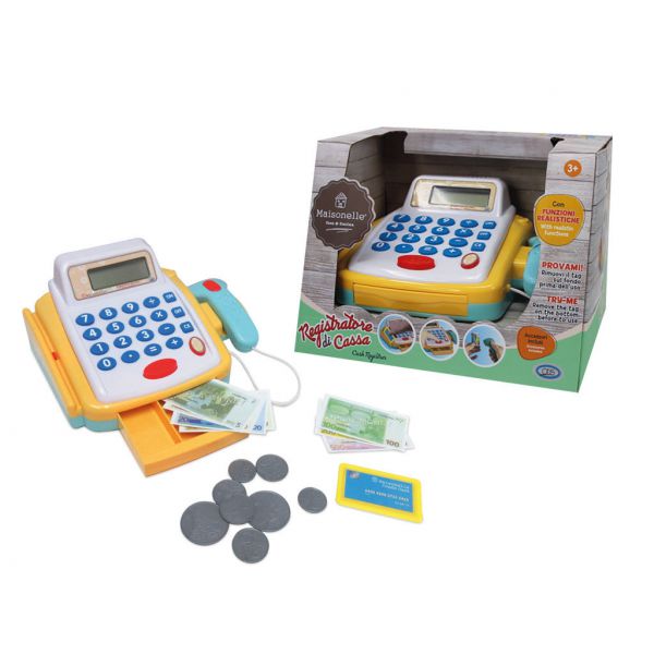 Maisonelle - Basic cash register with sounds and accessories, batteries included