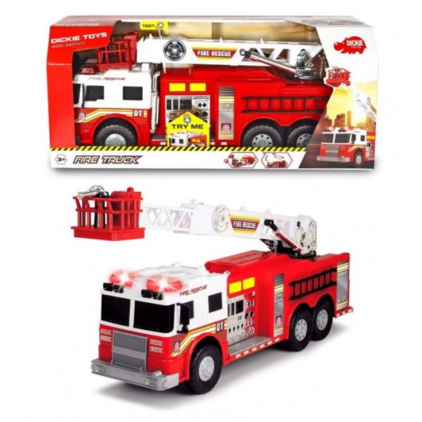 Dickie SOS - Fire Brigade Truck 62 cm, Lights, Sounds, Moving Parts