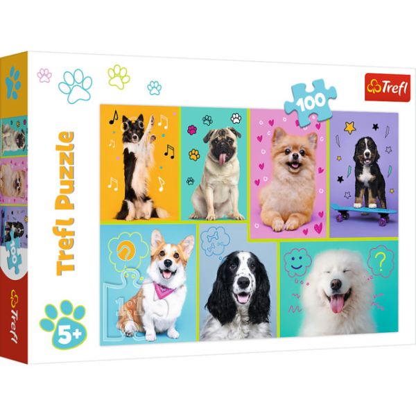 100 Piece Puzzle - Into the World of Dogs