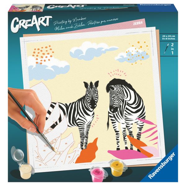 CreArt Serie Trend quadrati - Zebra