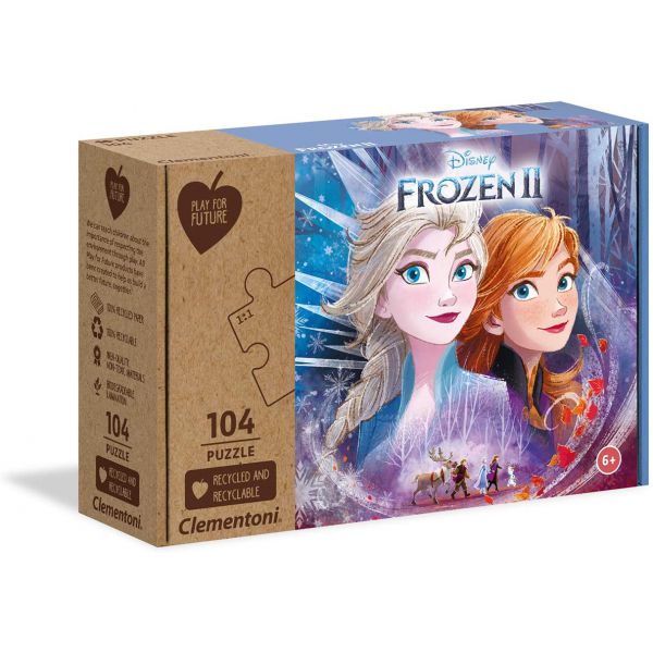 Puzzle da 104 Pezzi - Play for Future: Frozen 2
