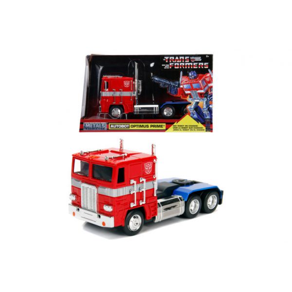 Transformers G1 Optimus Prime 1:24 scale die-cast, freewheeling operation, opening parts